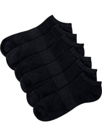 CALCETAS SET 6 PARES NEGRO PROKENNEX