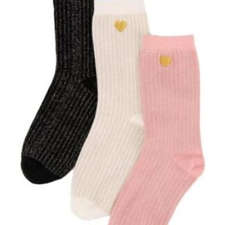 CALCETAS SET DE 3 PARES MULTICOLOR LOVE TO LOUNGE