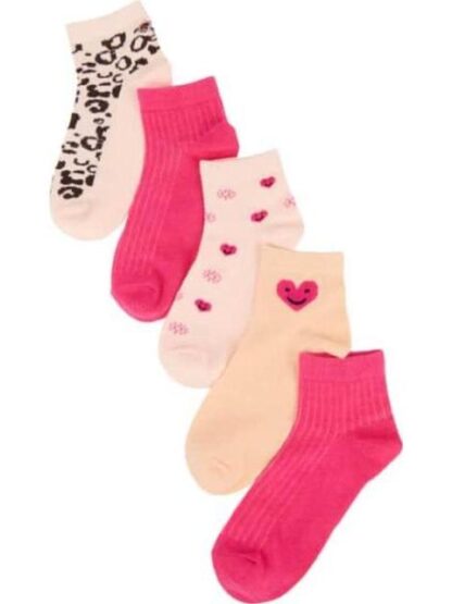 CALCETAS SET DE 5 PARES MULTICOLOR HELLODREAM