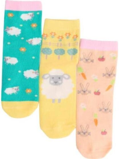 CALCETAS SET DE 5 PARES MULTICOLOR HELLODREAM - Image 2