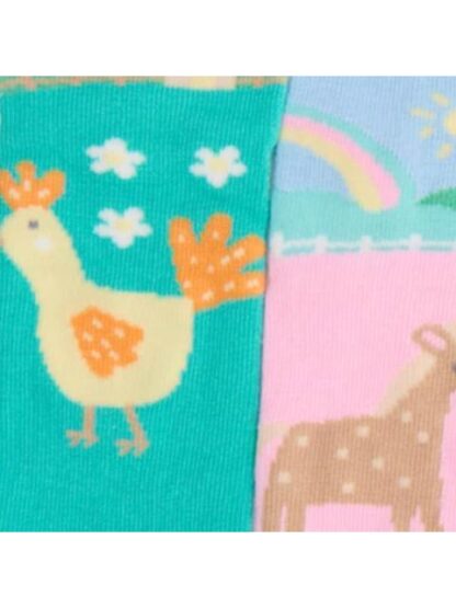 CALCETAS SET DE 5 PARES MULTICOLOR HELLODREAM - Image 4