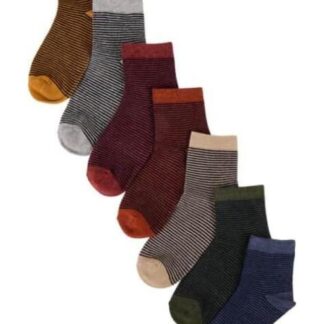 CALCETAS SET DE 7 PARES MULTICOLOR HELLODREAM