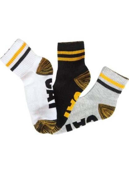 CALCETINES CAT SET 3 PARES BLANCO CATERPILLAR