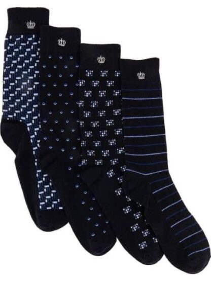 CALCETINES SET DE 4 PARES AZUL KEBO