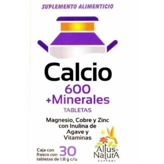 CALCIO 600 MINERALES 30 TAB ALTUS NATURA
