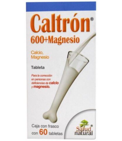 CALCIO CALTRON 600 CON MAGNESIO 60 TAB SALUD NATURAL