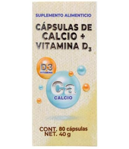CALCIO Y VITAMINA D 80 CAP HERBOLARIA SALUDABLE