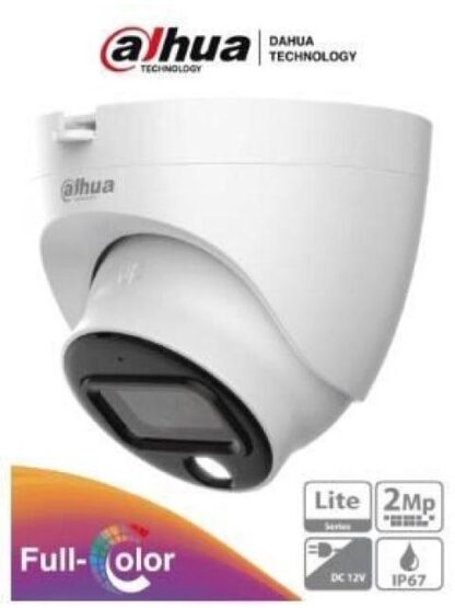 CAMARA DOMO FULL COLOR 2MP LENTE 2.8MM ANGULO DE 103 GRADOS MICROFONO INTEGRADO 20 MTRS. DE ILUMINACION INSTALACION RAPIDA IP67 DWDR STARLIGHT