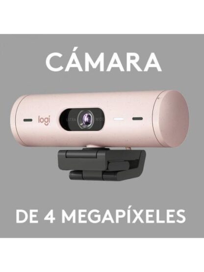 LOGITECH WEBCAM BRIO 500 CON MICROFONO 4MP 1920 X 1080 PIXELES USB-C ROSA - Image 7