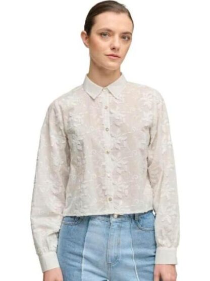 CAMISA BORDADA BLANCO HOLLY LAND