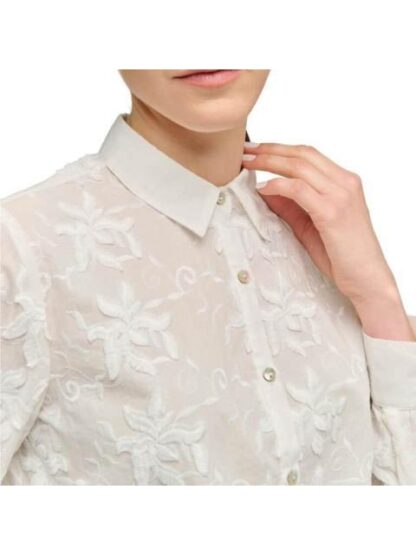 CAMISA BORDADA BLANCO HOLLY LAND - Image 4