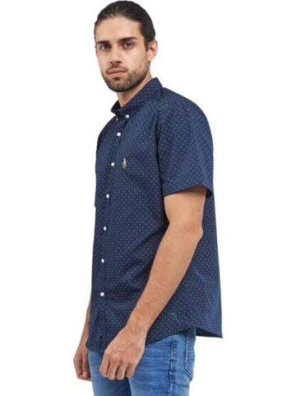 CAMISA MANGA CORTA AZUL MARINO HPC POLO - Image 3