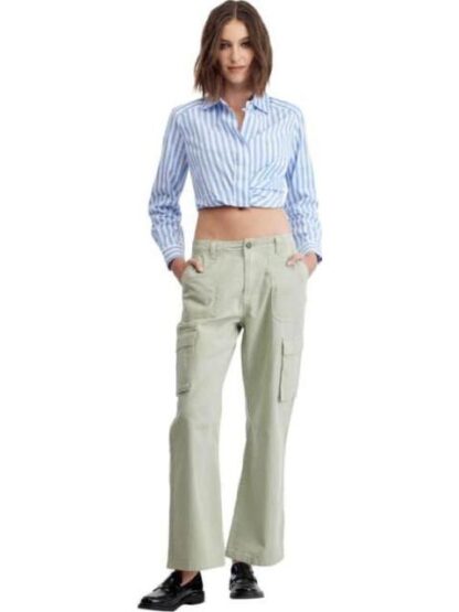 CAMISA CROP BLANCO HOLLY LAND