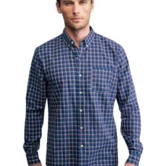 CAMISA CUADROS AZUL MARINO HPC POLO