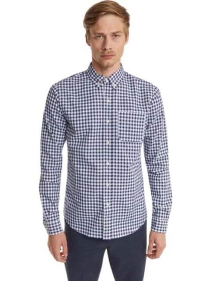 CAMISA CUADROS AZUL MARINO NEXT CO