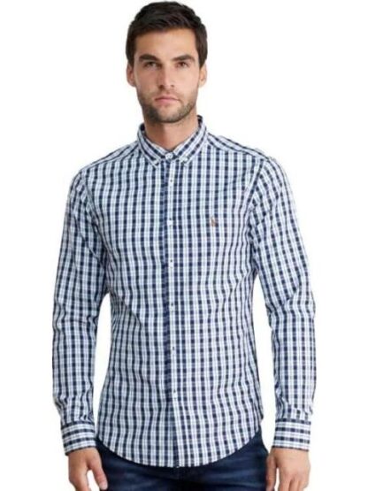 CAMISA CUADROS BICOLOR HPC POLO
