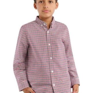CAMISA CUADROS VINO HPC POLO