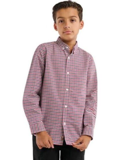 CAMISA CUADROS VINO HPC POLO - Image 2