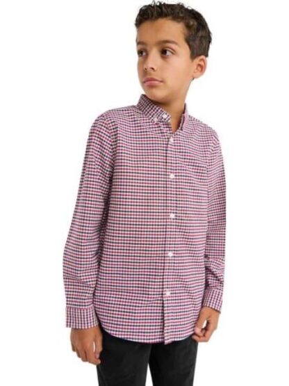 CAMISA CUADROS VINO HPC POLO - Image 5