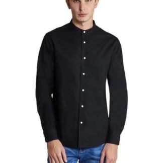 CAMISA CUELLO MAO MANGA LARGA NEGRO D.E.E.P SELECTION