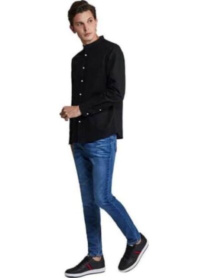 CAMISA CUELLO MAO MANGA LARGA NEGRO D.E.E.P SELECTION - Image 2
