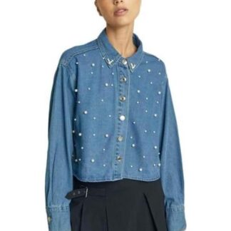 CAMISA DE MEZCLILLA PERLAS GRIS ATMOSPHERE DNM