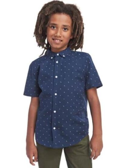 CAMISA ESTAMPADA AZUL MARINO NEXT CO