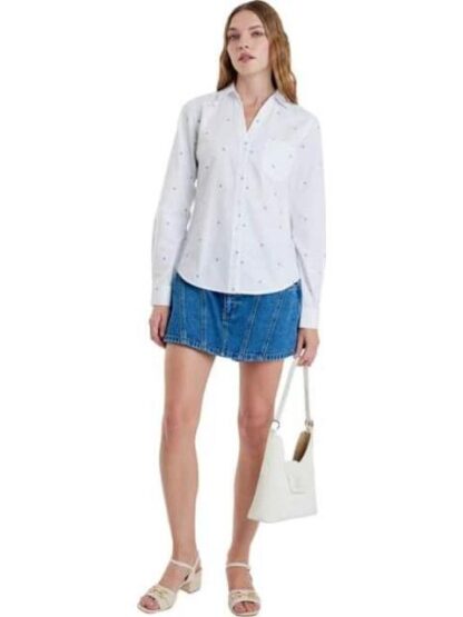 CAMISA ESTAMPADA BLANCO HOLLY LAND