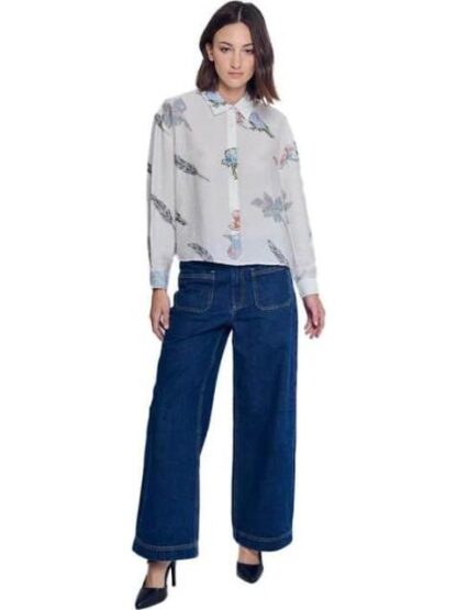 CAMISA ESTAMPADA BLANCO HOLLY LAND