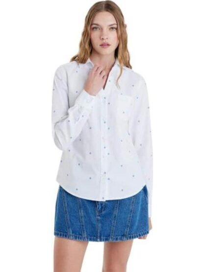 CAMISA ESTAMPADA BLANCO HOLLY LAND - Image 3