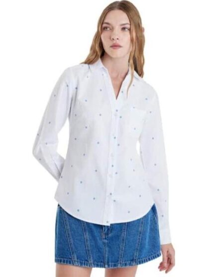 CAMISA ESTAMPADA BLANCO HOLLY LAND - Image 4