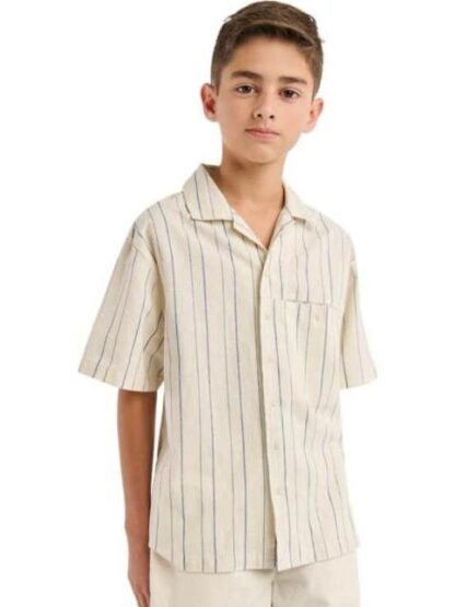 CAMISA LINO BEIGE NEXT CO - Image 3