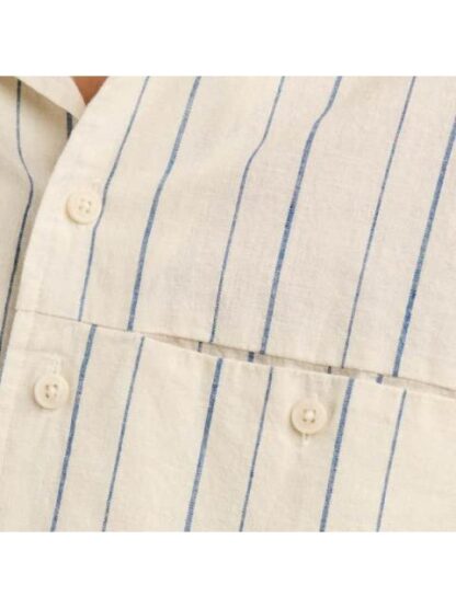 CAMISA LINO BEIGE NEXT CO - Image 5
