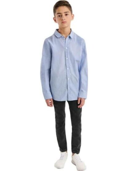 CAMISA LISA AZUL HPC POLO