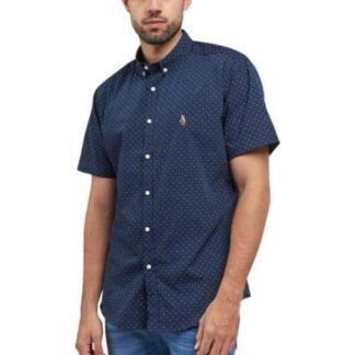 CAMISA MANGA CORTA AZUL MARINO HPC POLO