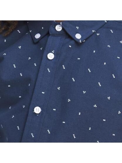 CAMISA ESTAMPADA AZUL MARINO NEXT CO - Image 4