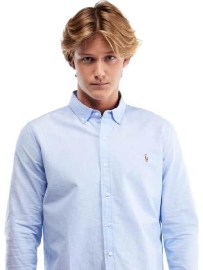 CAMISA MANGA LARGA AZUL CIELO HPC POLO - Image 5