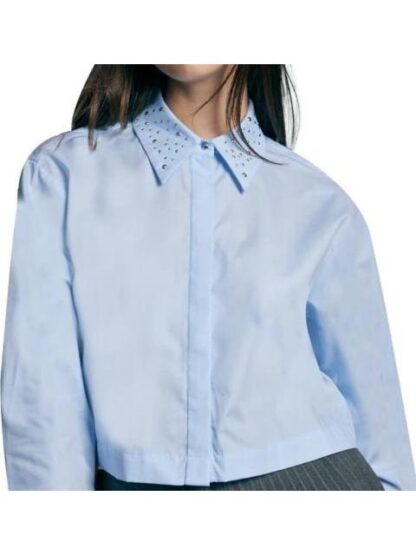 CAMISA MANGA LARGA AZUL HOLLY LAND - Image 4