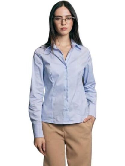 CAMISA MANGA LARGA AZUL HOLLY LAND - Image 5