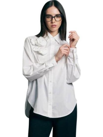 CAMISA MANGA LARGA FLOR MARFIL HOLLY LAND - Image 2