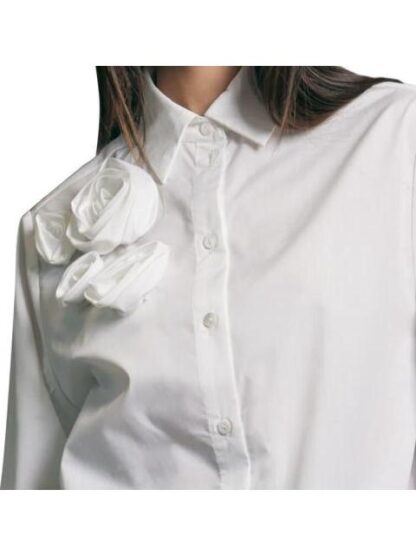 CAMISA MANGA LARGA FLOR MARFIL HOLLY LAND - Image 3