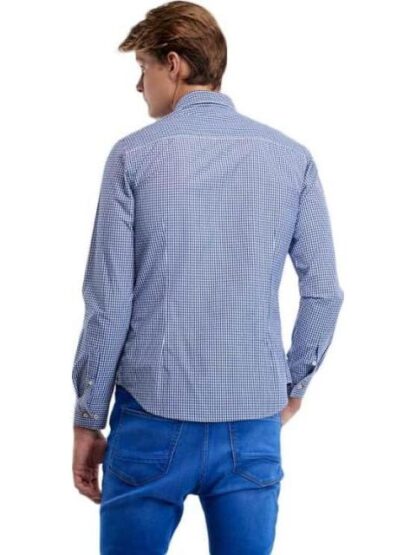 CAMISA MANGA LARGA CUADROS AZUL MARINO HPC POLO - Image 4