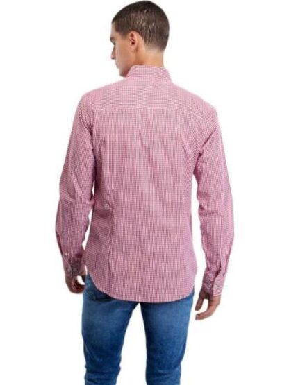 CAMISA MANGA LARGA CUADROS ROJO HPC POLO - Image 2
