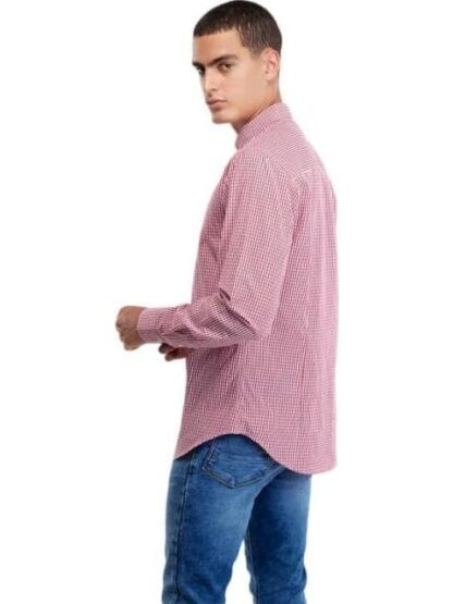 CAMISA MANGA LARGA CUADROS ROJO HPC POLO - Image 4