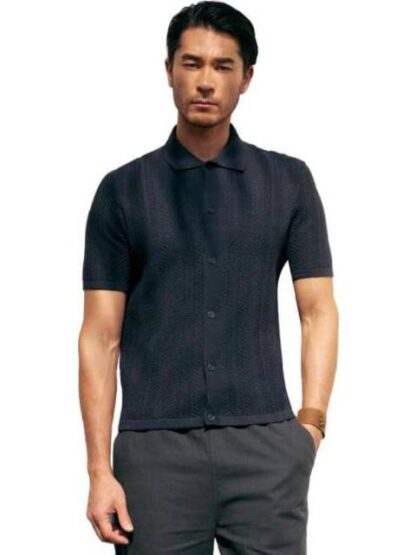 CAMISA ROPA CASUAL AZUL MARINO D.E.E.P SELECTION