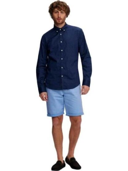 CAMISA ROPA CASUAL AZUL MARINO HPC POLO