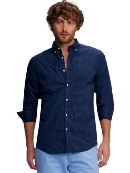 CAMISA ROPA CASUAL AZUL MARINO HPC POLO - Image 3