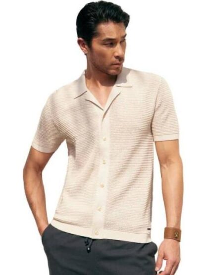CAMISA ROPA CASUAL BEIGE D.E.E.P SELECTION