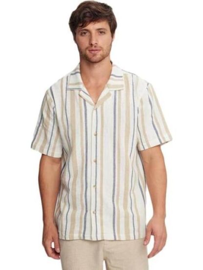 CAMISA ROPA CASUAL BEIGE D.E.E.P SELECTION
