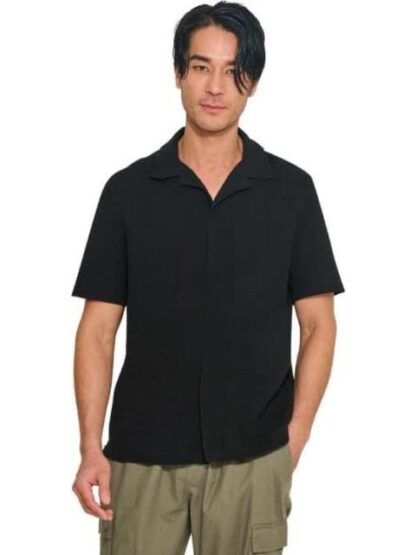 CAMISA ROPA CASUAL NEGRO HPC POLO